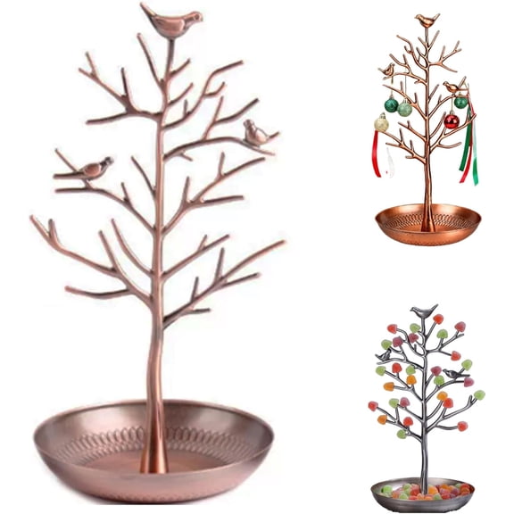 Gum Drop Tree Vintage, Nostalgic Gumdrop Christmas Decorations, Candy Christmas Tree, Gumdrop Tree for Tabletop Display Ornament, Lobby DecorationCandy Themed Party Supplies Xmas (Antique Bronze)
