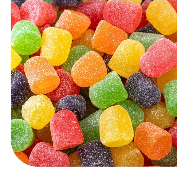 Gum Drops Old-Fashioned Fruit Jelly Candy, 2 Pound Bag