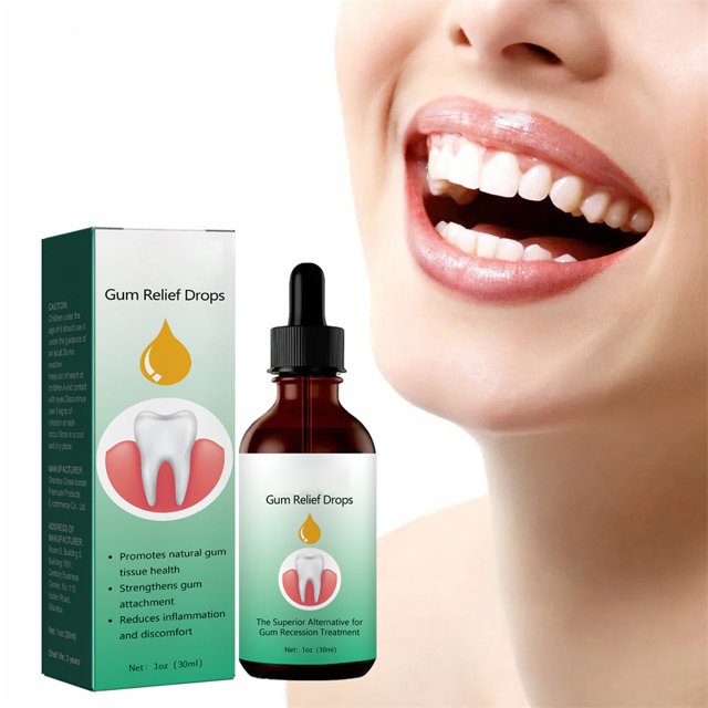 Gum Repair Drops,Gum Regrowth Drops,Natural Gum Restore Plus Mouthwash