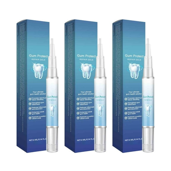 Gum Repair Therapy Gel, GumCareGel, Gum Shield Therapy Gel for Recessed Gums,Teeth Whitening Essence Pen Reduce Yellowing Oral Care,Enhances Overall Gum Health