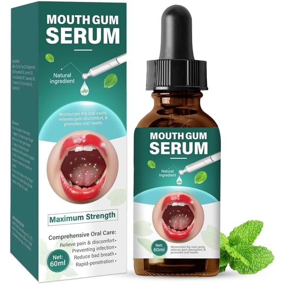 Gum Restore Drops,Gentle Nourishing Formula with Precise Dropper, Fresh Breath for Daily Oral Hygiene Routine, 60ml