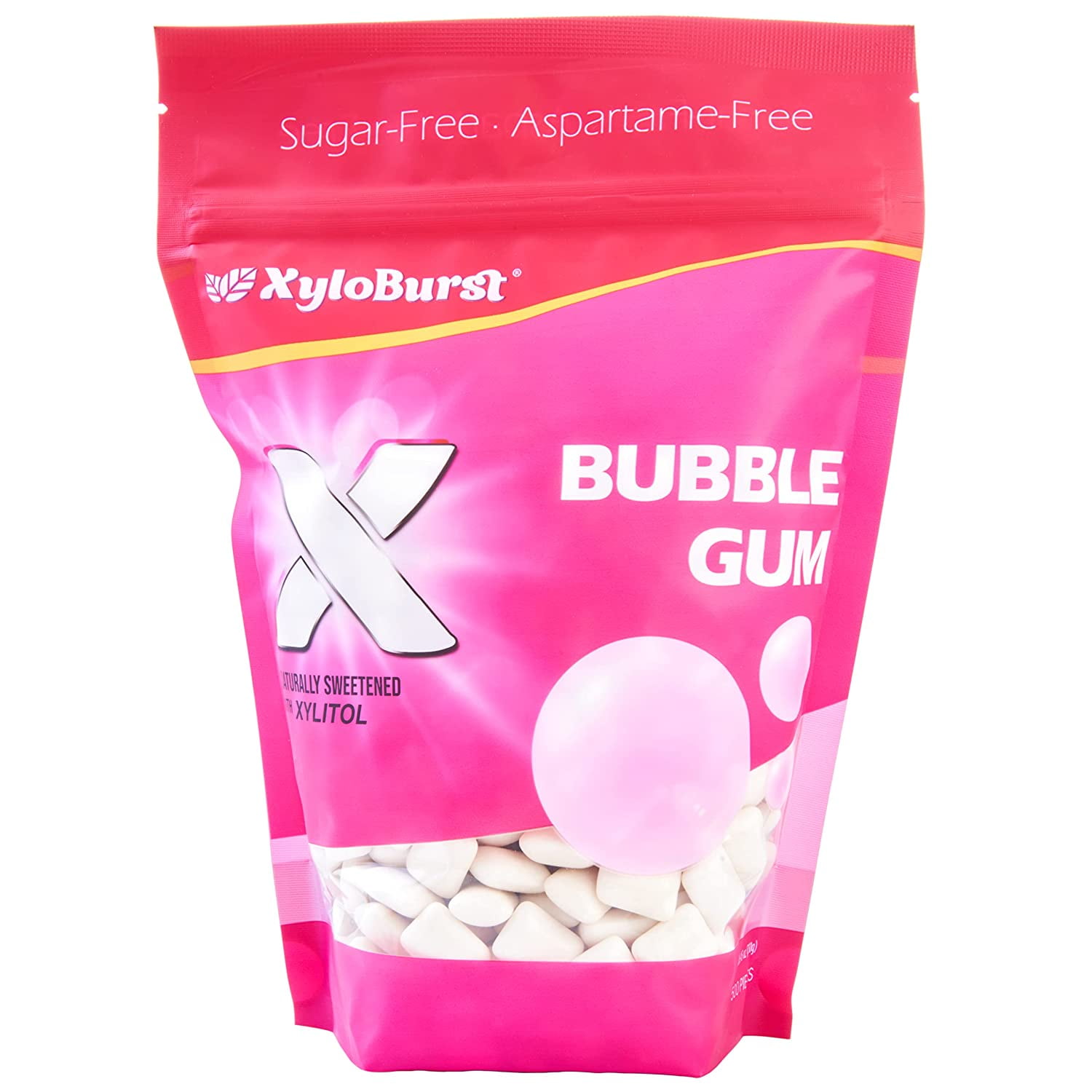 Gum Xylitol Chewing Gum Sugar , Gluten , Keto Friendly Aspartame Gum For Oral Health