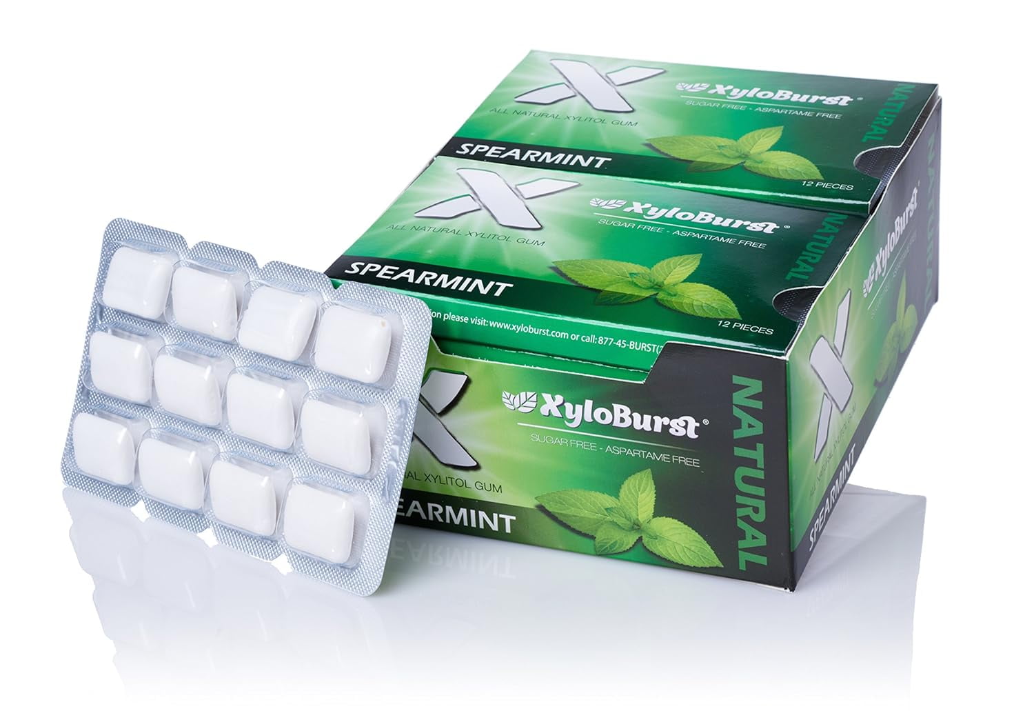 Gum Xylitol Chewing Gum Sugar , Gluten , Keto Friendly Aspartame Gum For Oral Health