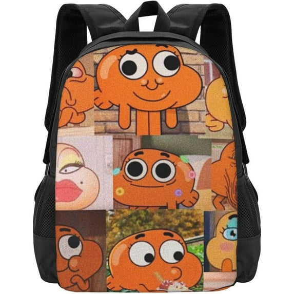 Gumball Backpack Cartoon Backpacks Lightweight Casual Travel Backpack The Amazing Anime World Of Gumball Backpack Unisex