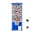 thumbnail image 1 of 25" Height Gumball Machine for Kids Home & Commercial Use, Coin Operated Capsule Toy Vending Dispenser, Holds Up to 230 Capsules 1.77–2.3 Inch Candy Bouncy Balls Arcade Prize Machine Blue, 1 of 8