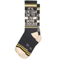 thumbnail image 1 of Gumball Poodle It's Always Ok to Buy More Books, Unisex Crew Socks, Size Regular, 1 of 6