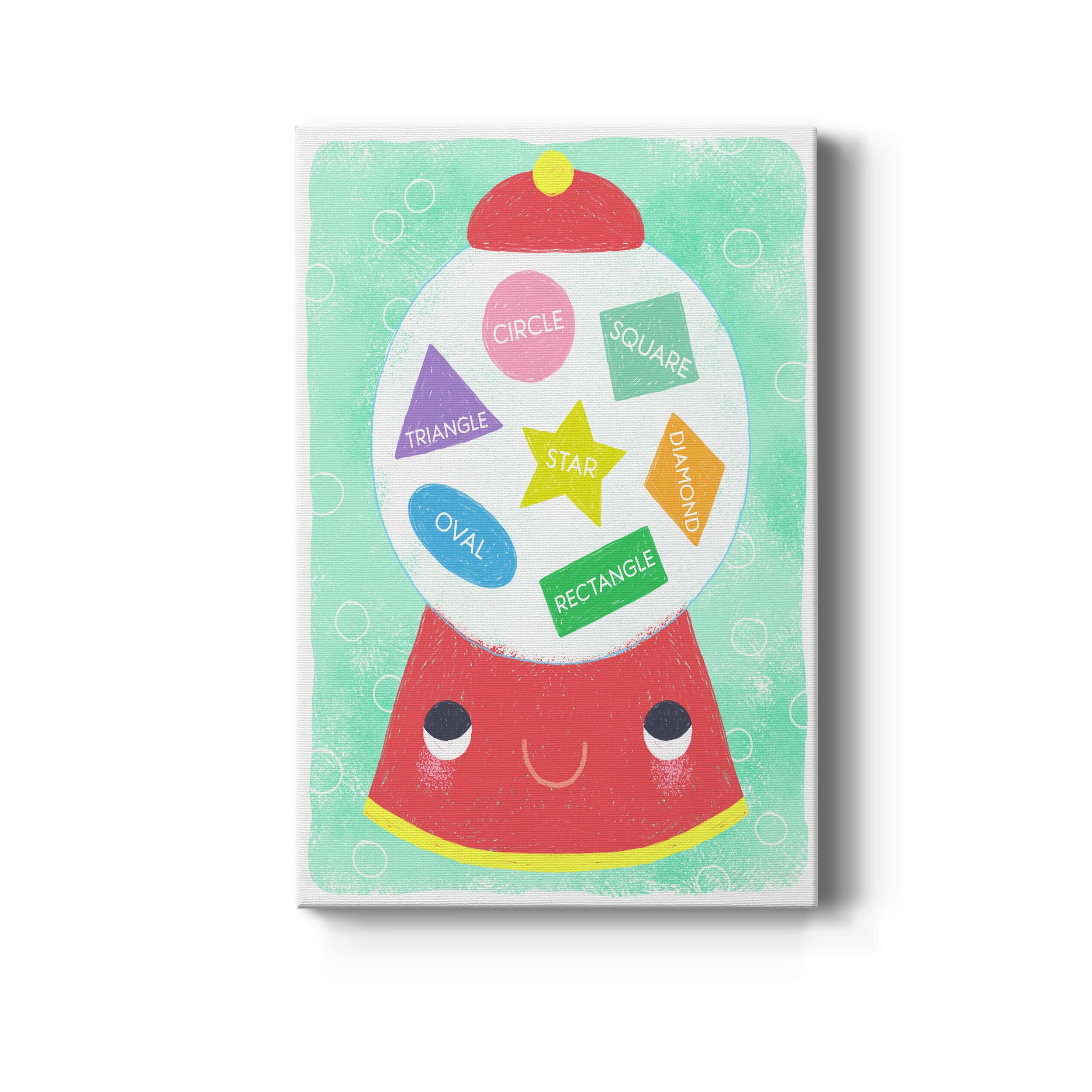 Gumball Shapes Premium Gallery Wrapped Canvas - Ready to Hang - 18 x 27