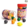 thumbnail image 1 of Gumballs for Kids - Fruit Shaped Gumballs - Chewing Bubble Gum - Bubble Gum for Kids - Colored Gum Balls - Fruity Gumballs in Jar, 1 of 6