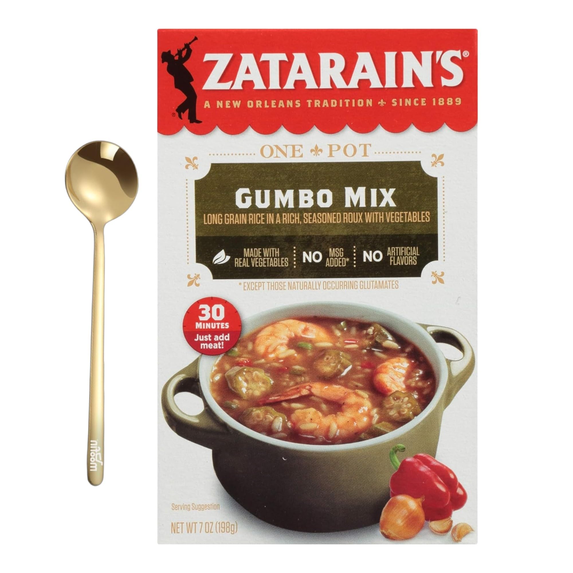 Gumbo Mix, 7 Oz MMF7 Ideal for Authentic Louisiana Meals, Includes