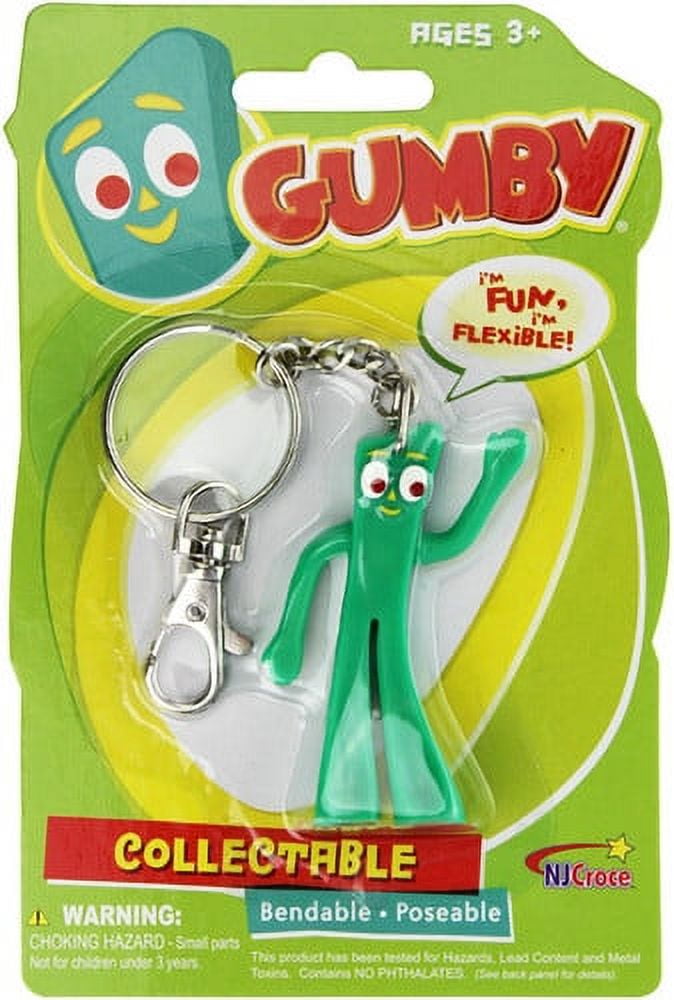 Gumby 3 Bendable Keychain - Walmart.com