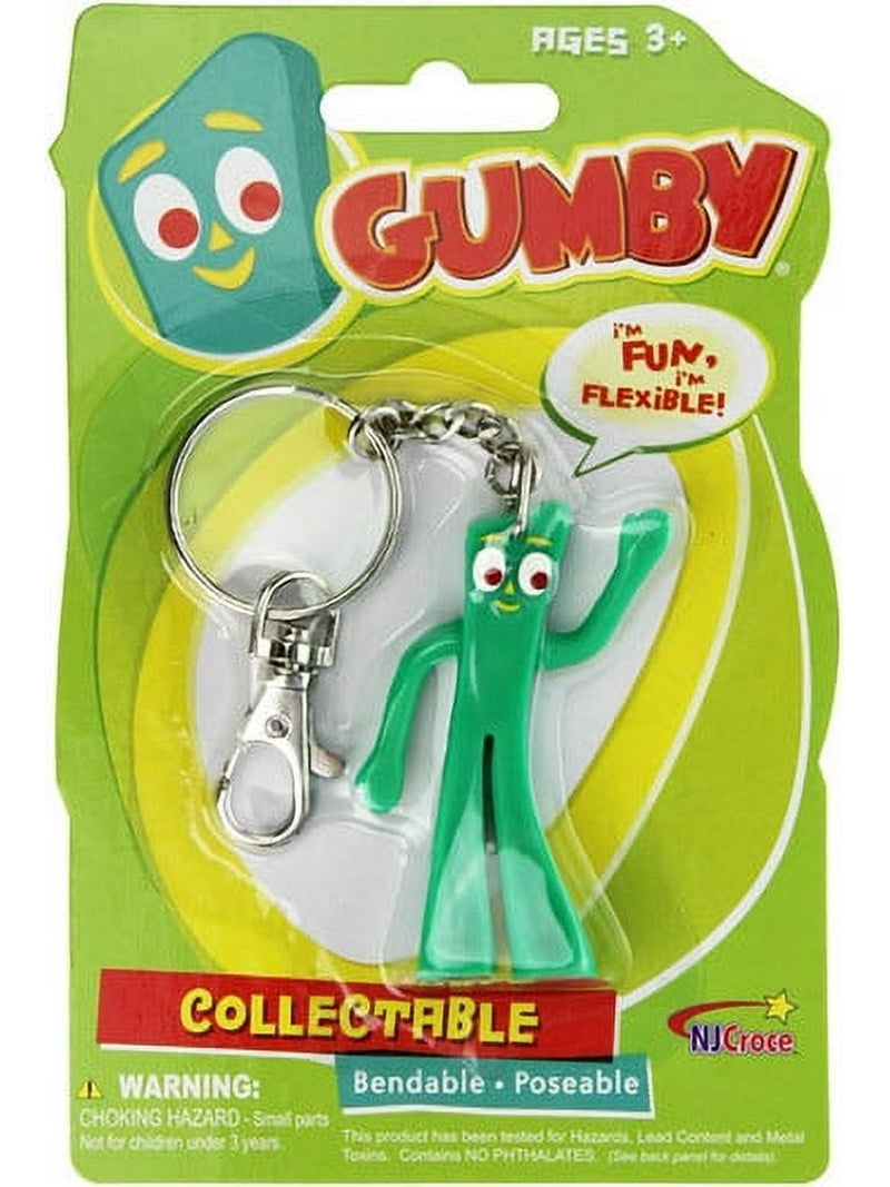 Gumby 3 Bendable Keychain - Walmart.com
