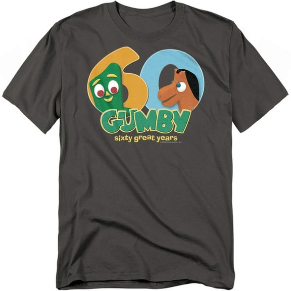 Gumby 60Th Mens Short Sleeve Shirt