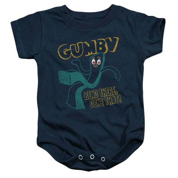 Gumby Bend There-Infant Snapsuit Navy(24 Mos)