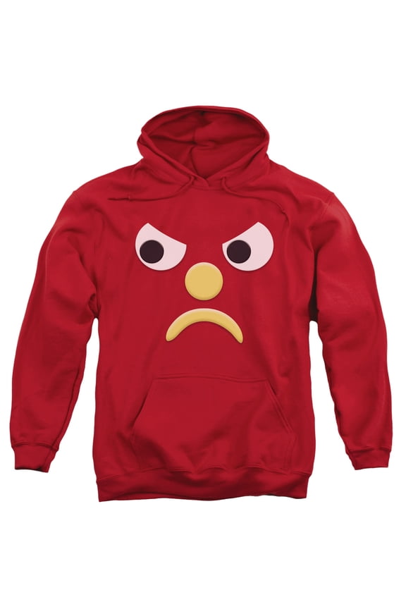Gumby Blockhead G Adult Pullover Hoodie Sweatshirt Red