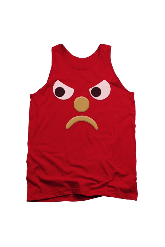Gumby Blockhead G Adult Tank Top Red