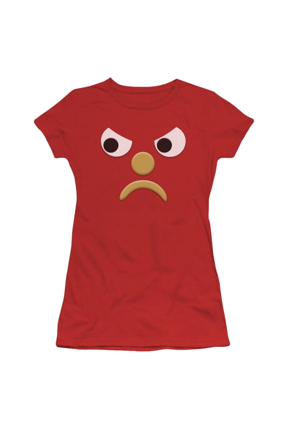 Gumby Blockhead G S/S Junior Women's T-Shirt Sheer Red