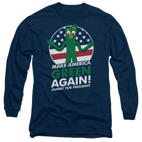 Gumby - For President - Long Sleeve Shirt - Large