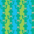 thumbnail image 1 of Gumby Fun Blue Green Polka Dots Pattern Premium Roll Gift Wrap Wrapping Paper, 1 of 5