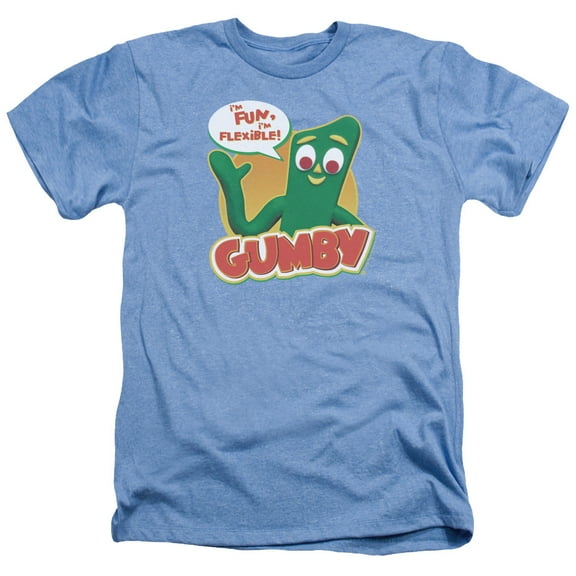 Gumby - Fun & Flexible - Heather Short Sleeve Shirt - XX-Large