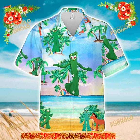 Gumby Funny Hawaiian Shirt, Beach Hawaii Family Shirt