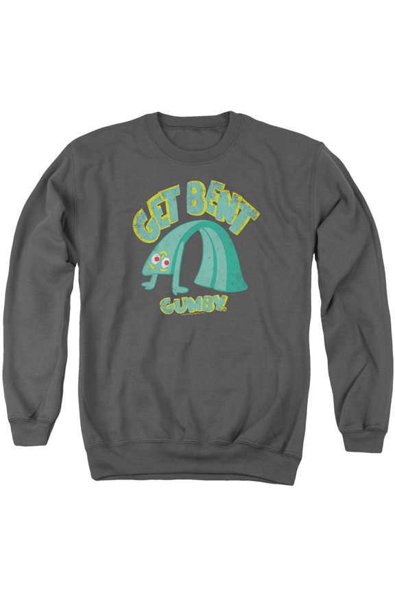 Gumby - Get Bent - Crewneck Sweatshirt - X-Large