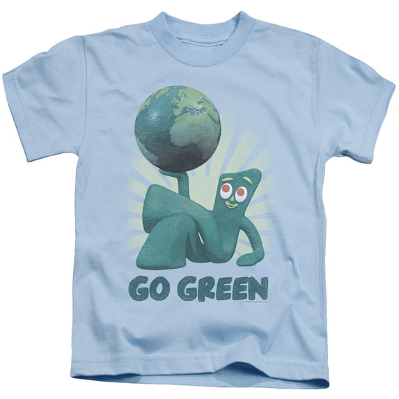 Gumby - Go Green - Juvenile Short Sleeve Shirt - 5/6