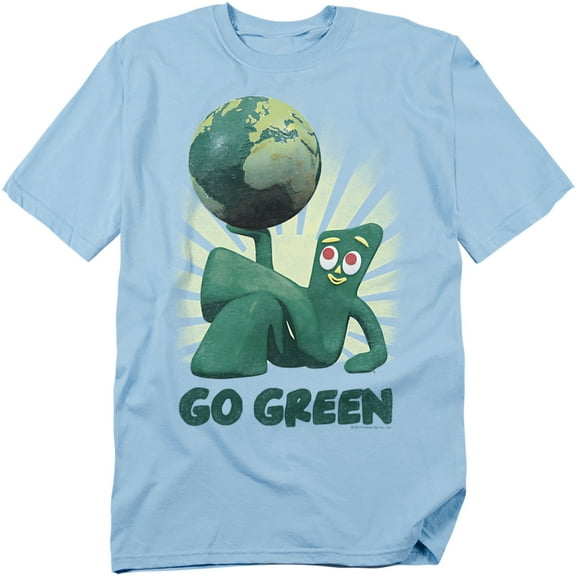 Gumby T-Shirt Go Green Unisex Graphic Tee For Men & Women