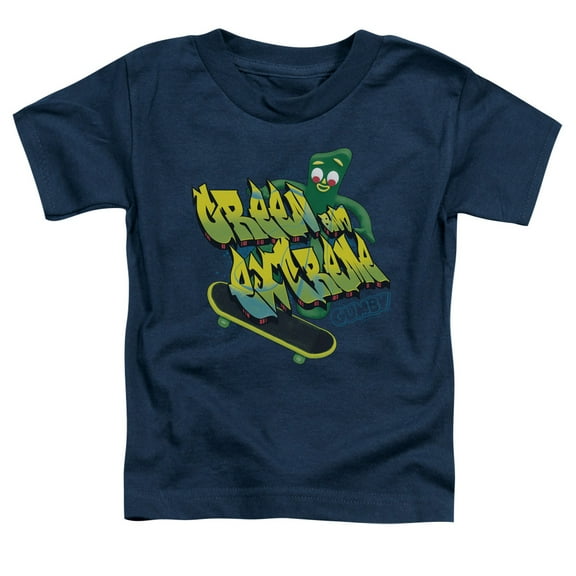 Gumby - Green And Extreme - Toddler Short Sleeve Shirt - 2T