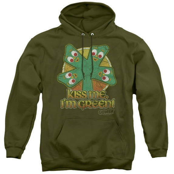 Gumby - Kiss Me - Pull-Over Hoodie - Large