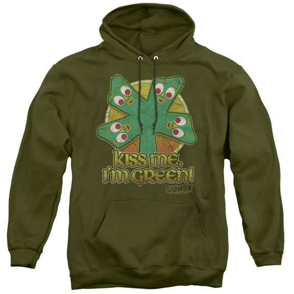 Gumby - Kiss Me - Pull-Over Hoodie - Medium