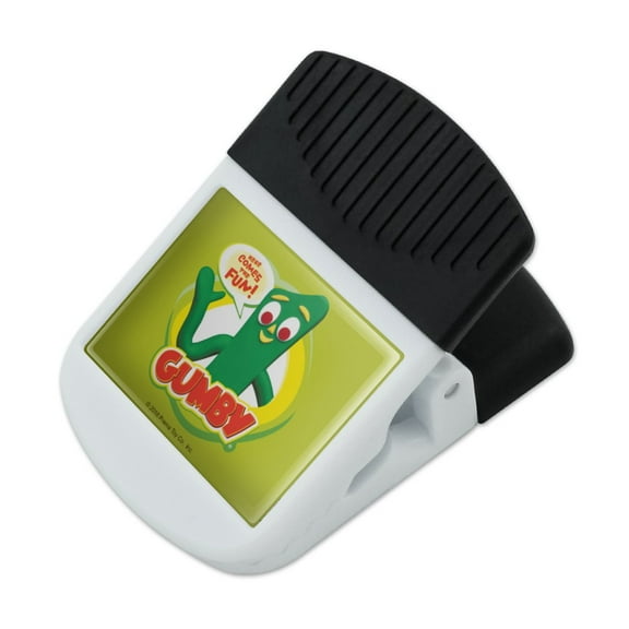 Gumby Logo Here Comes the Fun Refrigerator Fridge Magnet Magnetic Hanging Hook Note Snack Clip