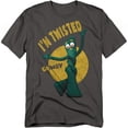 thumbnail image 1 of Gumby T-Shirt Twisted Unisex Graphic Tee For Men & Women, 1 of 7