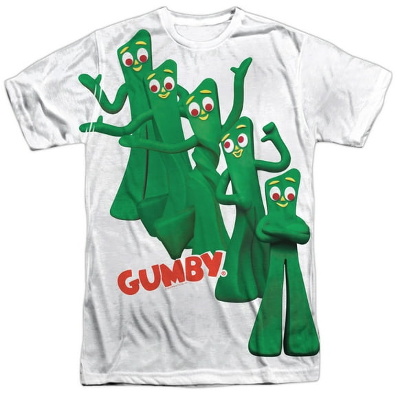 Gumby Men's  Moves Sublimation T-shirt White