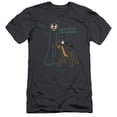 thumbnail image 1 of Gumby Outlines S/S Adult 30/1 T-Shirt Charcoal, 1 of 1