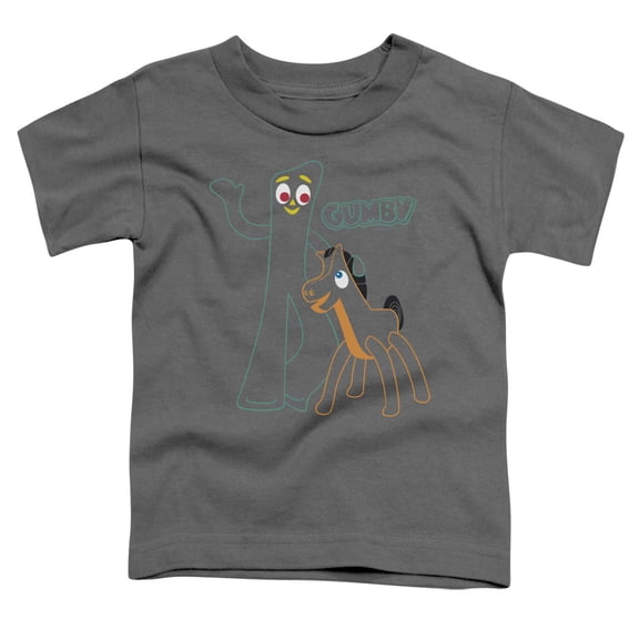 Gumby - Outlines - Toddler Short Sleeve Shirt - 4T