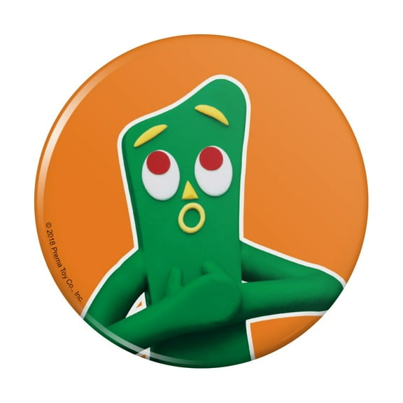 Gumby Singing Clay Art Kitchen Refrigerator Locker Button Magnet
