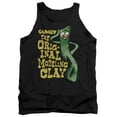 thumbnail image 1 of Gumby So Punny Adult Tank Top Black, 1 of 1