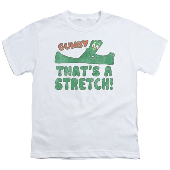 Gumby That’S A Stretch S/S Youth 18/1 T-Shirt White