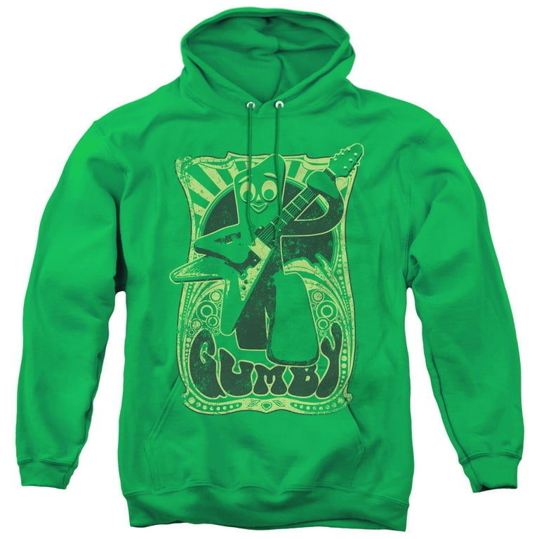 Gumby Vintage Rock Poster Pull Over Hoodie Medium Walmart