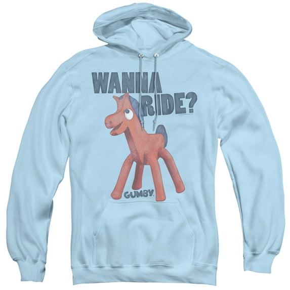 Gumby - Wanna Ride - Pull-Over Hoodie - XXX-Large