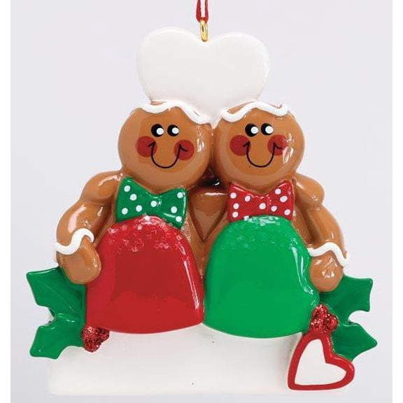 Gumdrop Gingerbread Personalized Christmas Tree Ornament DO-IT-YOURSELF