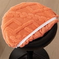 thumbnail image 1 of Gumesh 1-Pack Stool Covers Round, Elastic Bar Stool Covers Washable Stool Cushion Slipcover Stretchy Bar Chair Seat Cover for 12-14 Inch Chair, Orange, 1 of 6