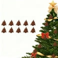 thumbnail image 1 of Gumesh 10 Pcs Vintage Rust-Finish Christmas Ornaments, Rustic Metal Christmas Tree Pendants for Farmhouse Holiday Decor, 1 of 6
