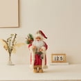 thumbnail image 1 of Gumesh 12-Inch Standing Santa Claus Doll - Classic Christmas Figure for Tabletop, Mantel & Window Display, Festive Decor, 1 of 6