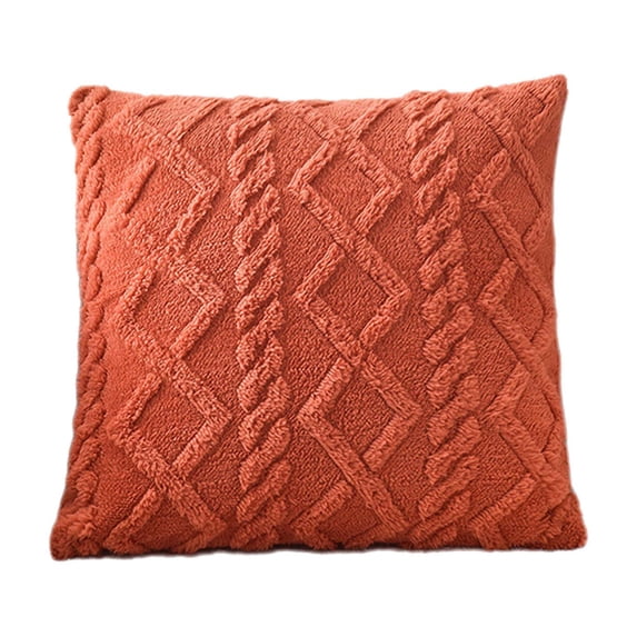 Gumesh 16x16 Inch Geometric Printed Plush Throw Pillow | Outdoor Indoor Decor for Patio, Bedroom & Living Room Fall Decor