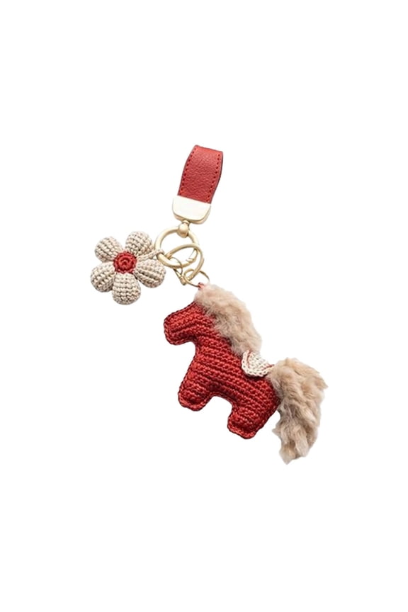 2026 Year of the Horse Gift - Handmade Keychain or Bag Clip, Cute Handcrafted Ornament to Personalize Your Keys or Backpack