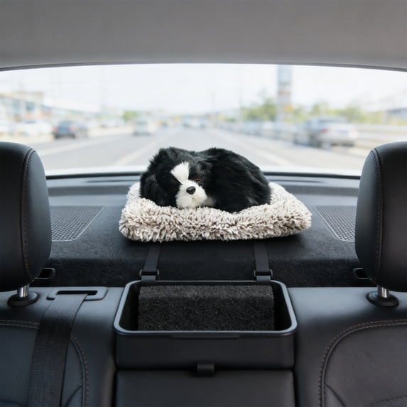 Gumesh Activated Carbon Car Ornament, Car Interior Dashboard Ornaments, Cute Simulation Plush Dogs for Auto Accessories