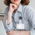 thumbnail image 1 of Gumesh Automatic Retractable Badge Reel - Hands-Free ID Card Holder for Work, Hospital, Conference, Heavy Duty Clip, 1 of 6