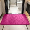 thumbnail image 1 of Gumesh Bath Rug 32”x20”, Soft Plush and Absorbent Microfiber Bathroom Floor Mat, Non-Slip, Quick Dry, Machine Washable Rug for Shower or Tub,Pink, 1 of 9