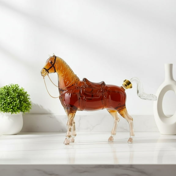 Gumesh Birthday Gifts for Men Dad, Horse Whiskey Decanter Set , Liquor Dispenser for Home Bar, Alcohol Gift for Boyfriend, Husband, Brother, Bourbon Vodka, Anniversary